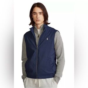 Polo by Ralph Lauren Men's Navy Blue Vest
